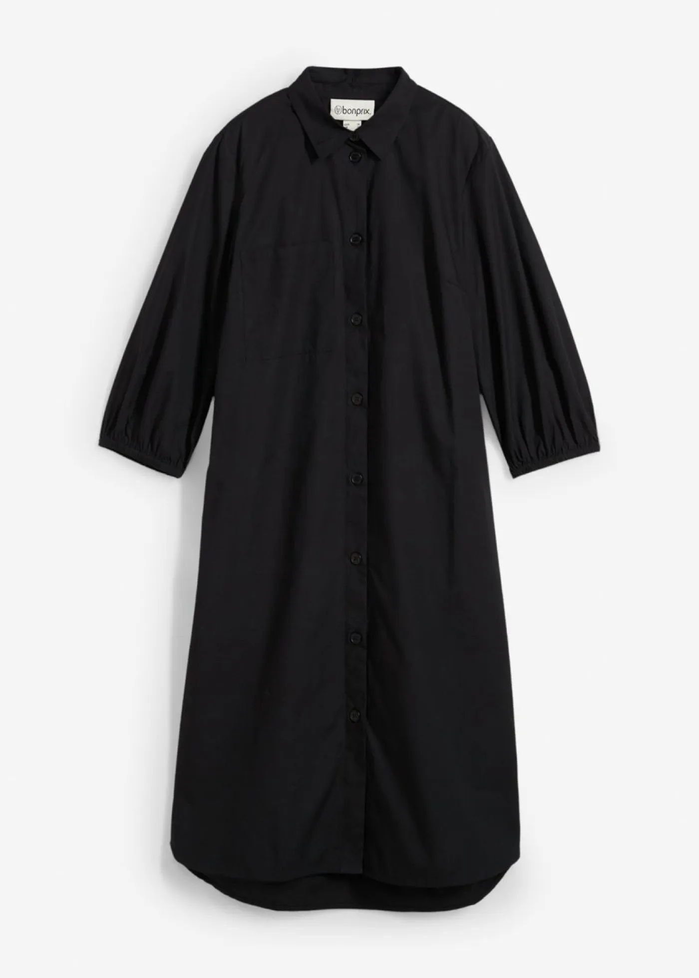 Sale Vestido camisera de algodón ligero Mujer Vestidos