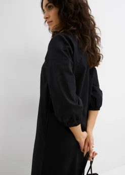 Sale Vestido camisera de algodón ligero Mujer Vestidos