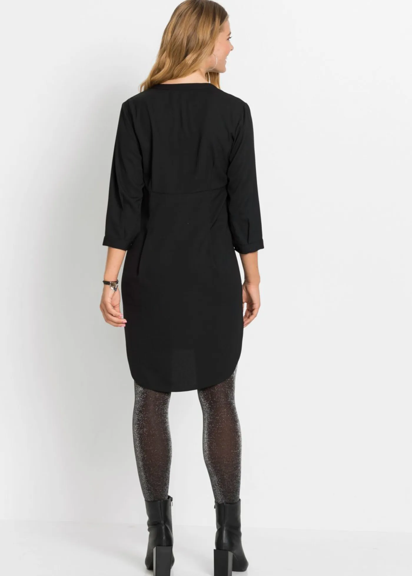 Discount Vestido camisero con botonera corta Mujer Esenciales|Vestidos