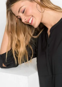 Discount Vestido camisero con botonera corta Mujer Esenciales|Vestidos