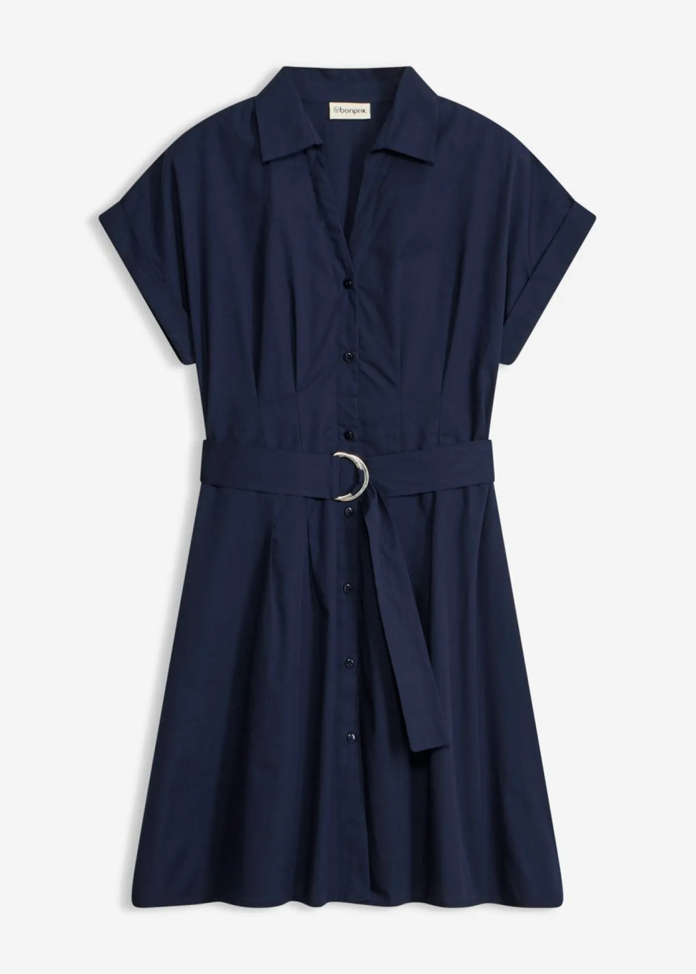 Clearance Vestido camisero con cinturón Mujer Vestidos