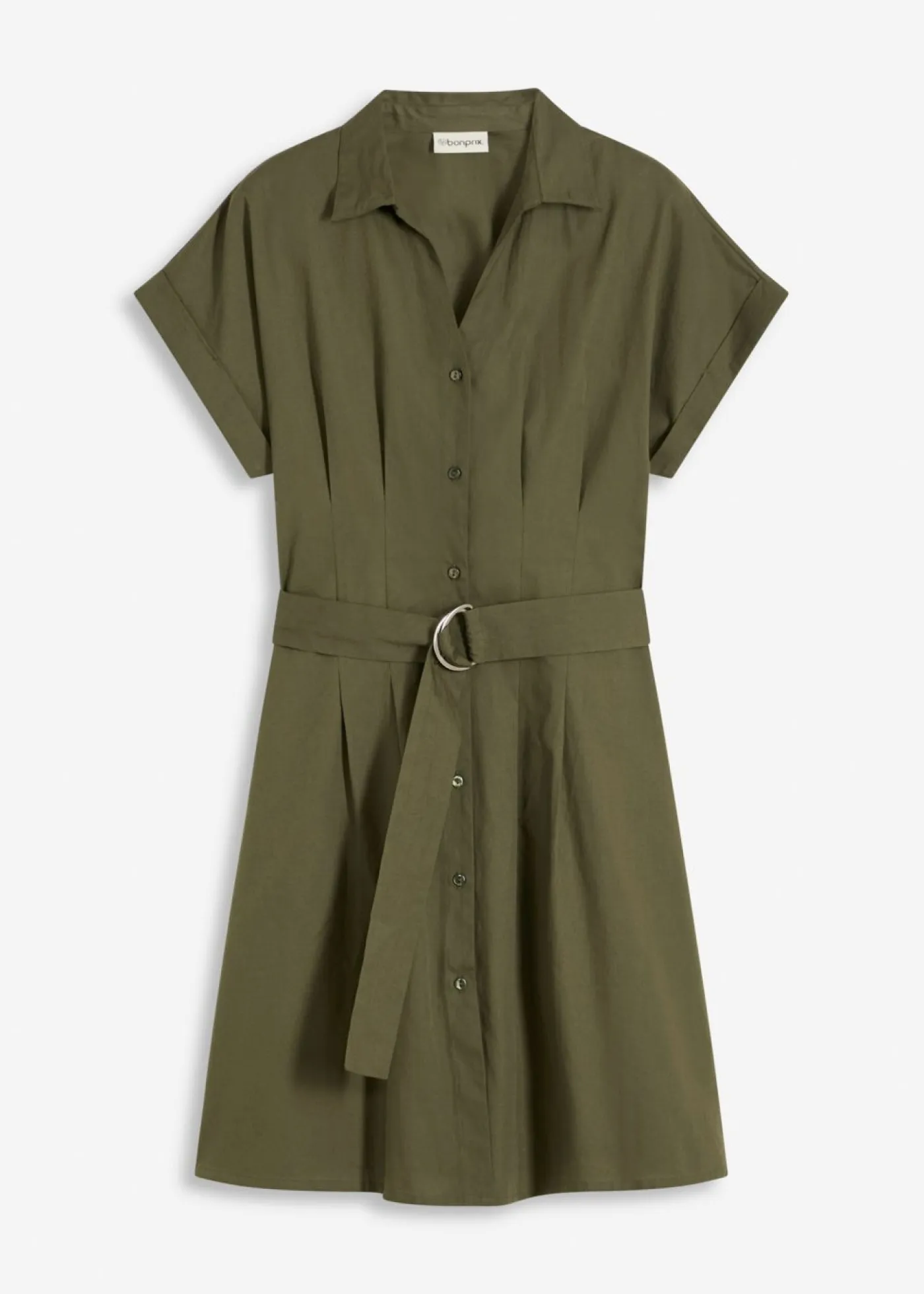 Clearance Vestido camisero con cinturón Mujer Vestidos