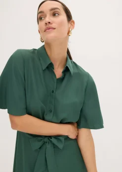 Outlet Vestido camisero con cordón Mujer Vestidos