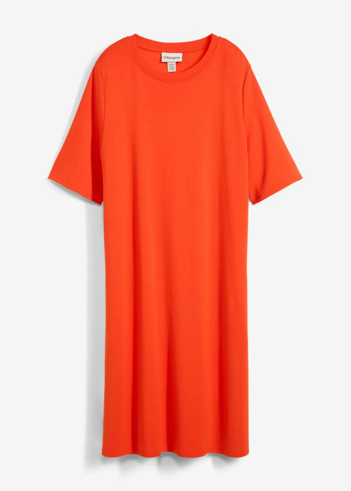 Outlet Vestido camisero con corte en A en mezcla de viscosa Mujer Esenciales|Vestidos