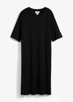 Hot Vestido camisero con corte en A en mezcla de viscosa Mujer Esenciales|Vestidos