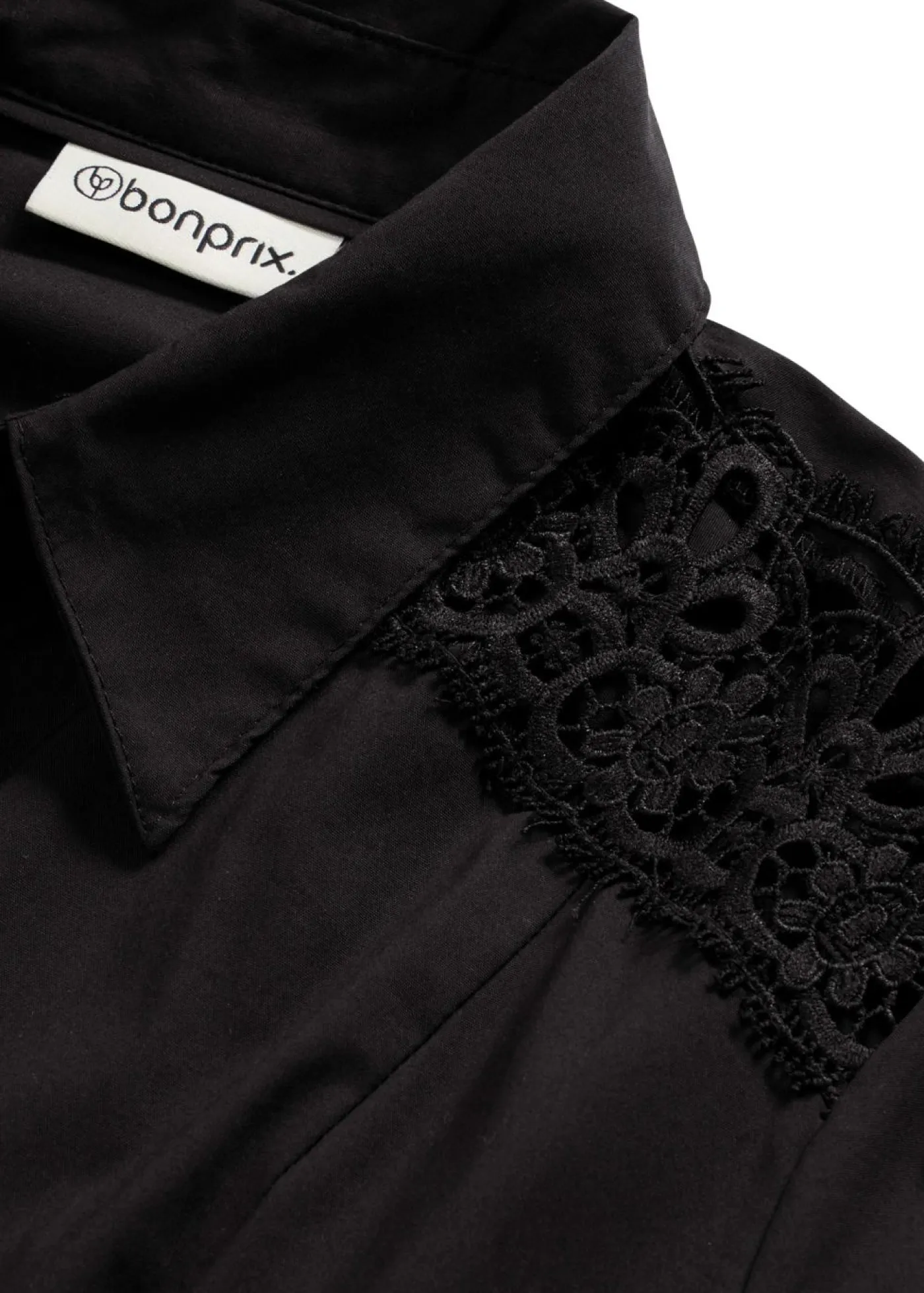 Discount Vestido camisero con encaje y cordón Mujer Tallas Pequeñas|Vestidos
