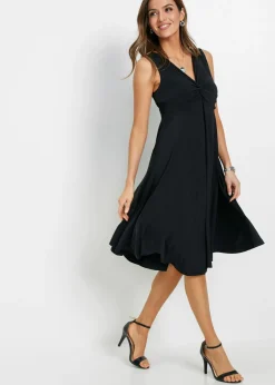 Vestido camisero con escote en V Mujer Vestidos