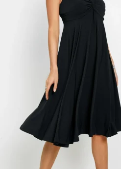 Vestido camisero con escote en V Mujer Vestidos
