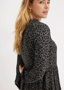 Best Vestido camisero con estampado de leopardo Mujer Vestidos