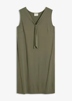 Vestido camisero con lazo Mujer Vestidos