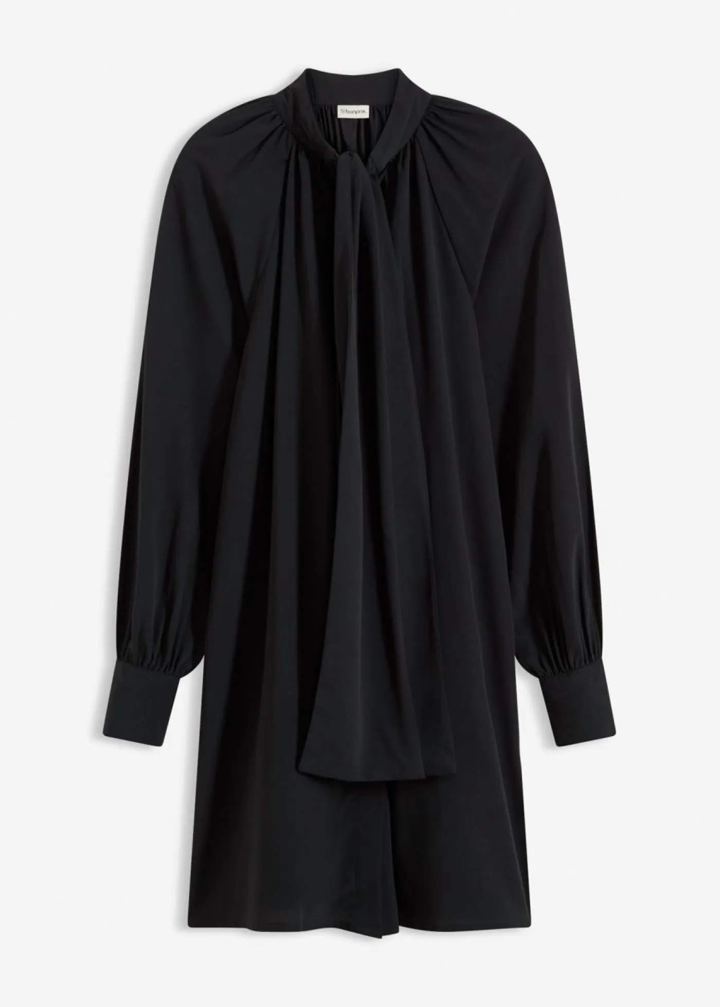 Best Vestido camisero con lazo en el cuello Mujer Vestidos