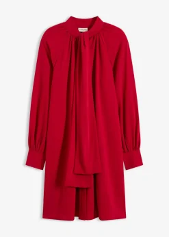 Clearance Vestido camisero con lazo en el cuello Mujer Vestidos