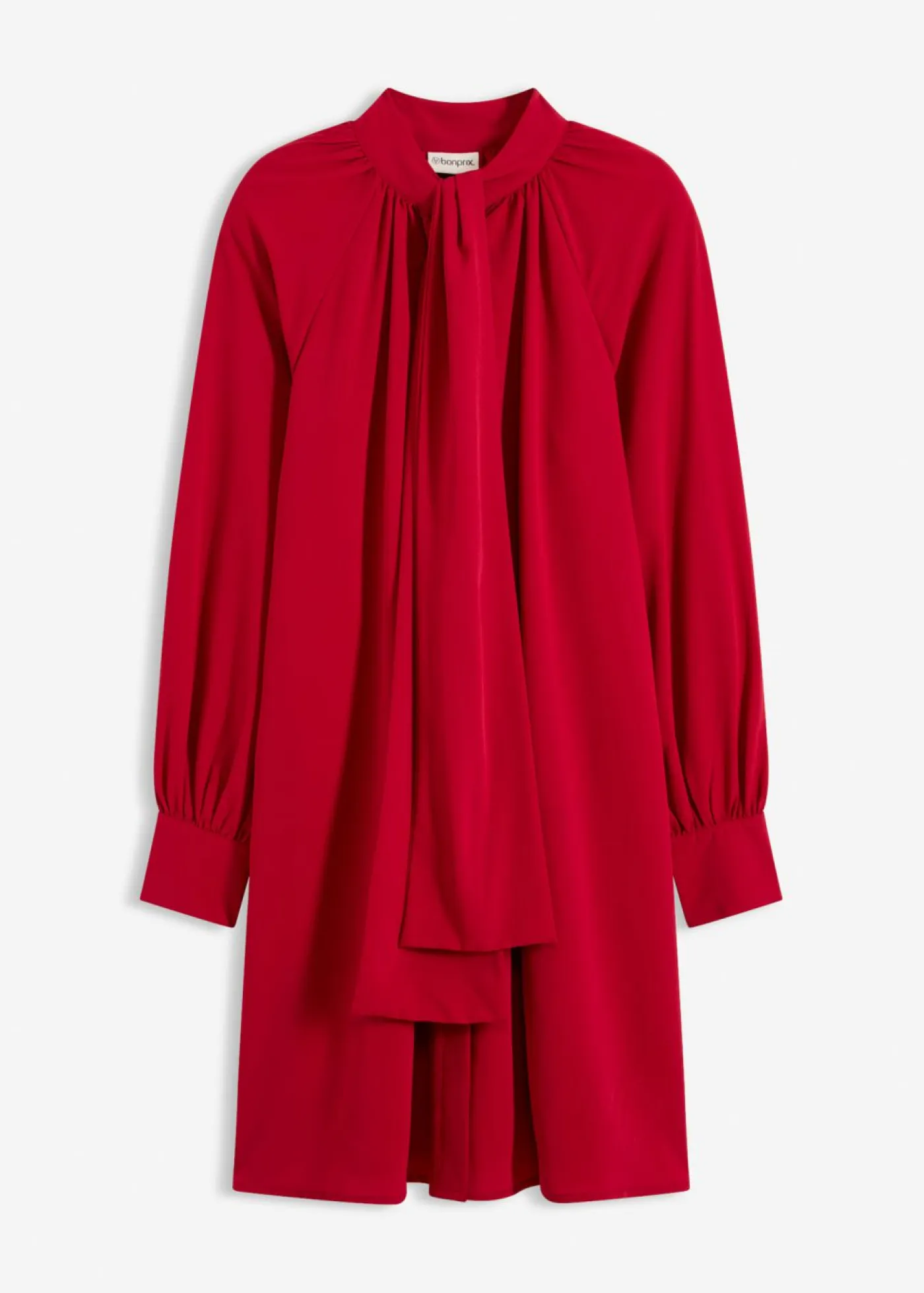 Clearance Vestido camisero con lazo en el cuello Mujer Vestidos
