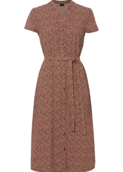 Clearance Vestido camisero con lunares Mujer Vestidos