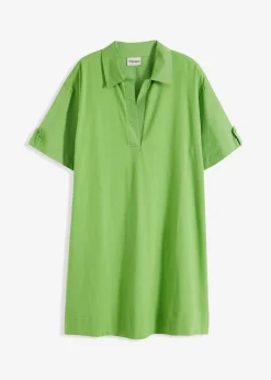 Online Vestido camisero confeccionado con mezcla de algodón orgánico elástico Mujer Esenciales|Vestidos