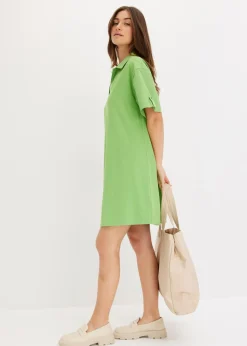 Online Vestido camisero confeccionado con mezcla de algodón orgánico elástico Mujer Esenciales|Vestidos