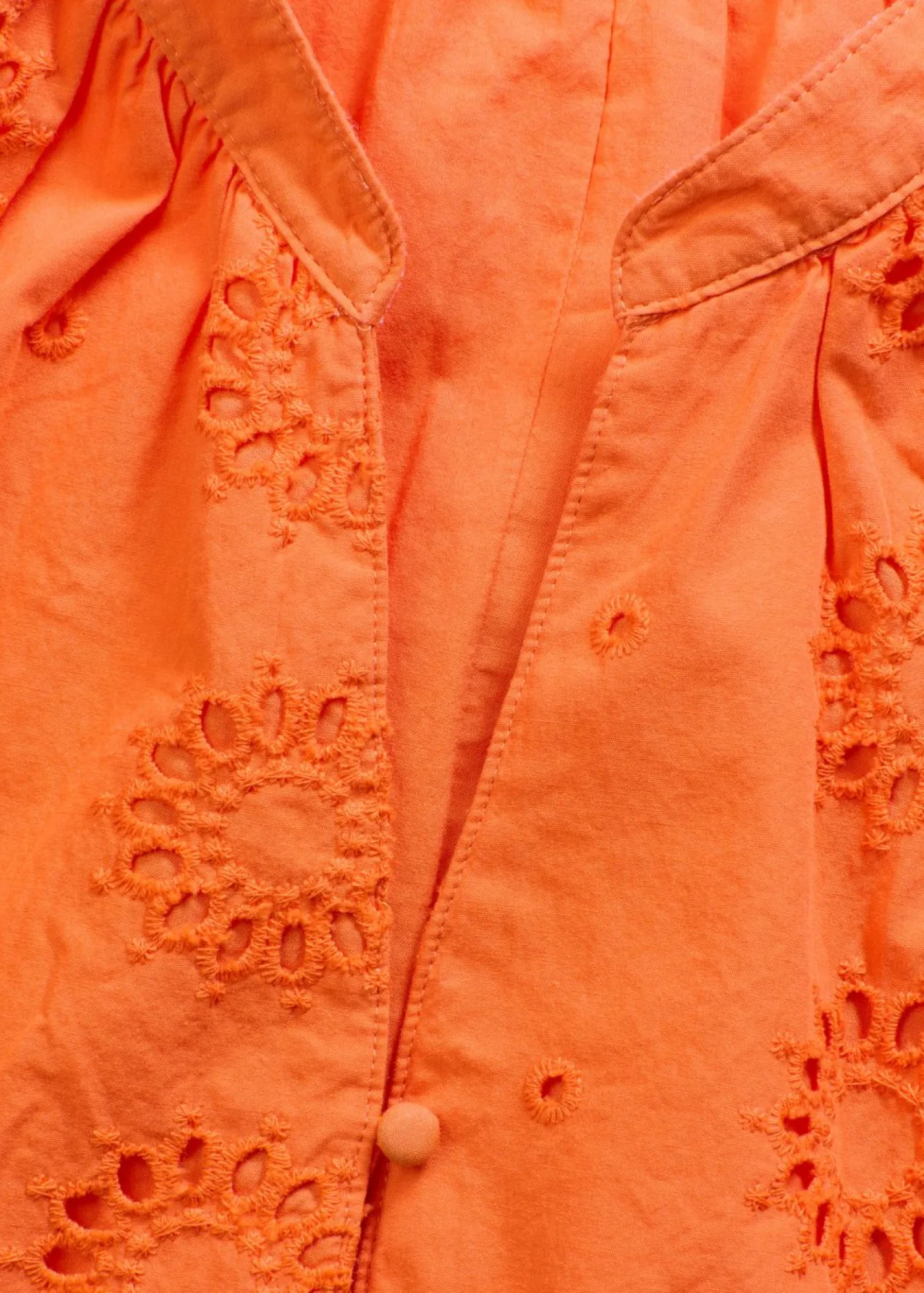 Clearance Vestido camisero de algodón orgánico puro Mujer Vestidos