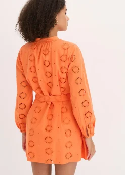 Clearance Vestido camisero de algodón orgánico puro Mujer Vestidos