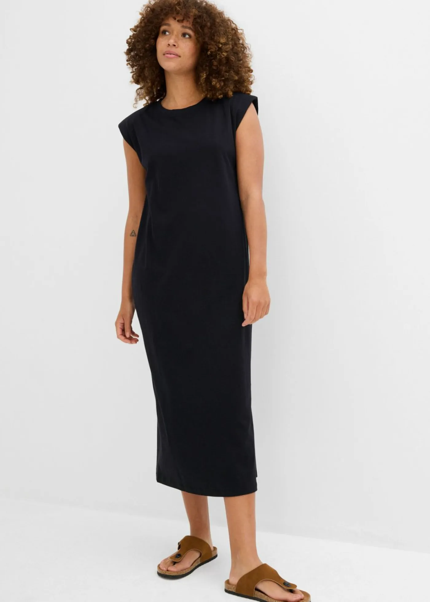 Sale Vestido camisero de algodón orgánico puro Mujer Básicos|Vestidos