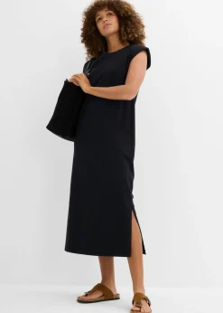 Sale Vestido camisero de algodón orgánico puro Mujer Básicos|Vestidos