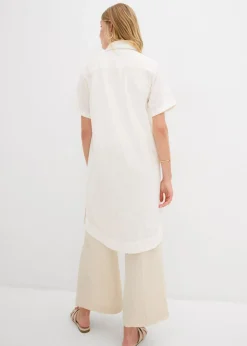 Sale Vestido camisero de algodón puro Mujer Vestidos