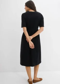 Sale Vestido camisero de algodón puro Mujer Vestidos|Novedades