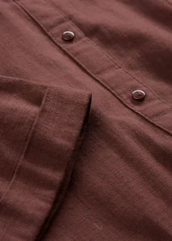 Online Vestido camisero de algodón puro Mujer Vestidos