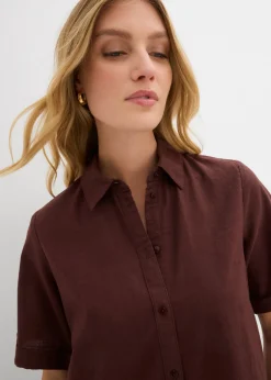 Online Vestido camisero de algodón puro Mujer Vestidos