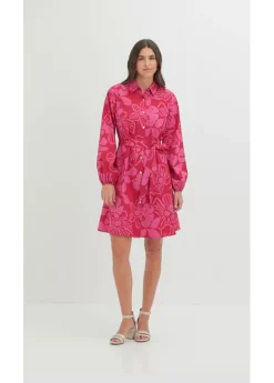 Best Vestido camisero de algodón puro Mujer Vestidos|Novedades