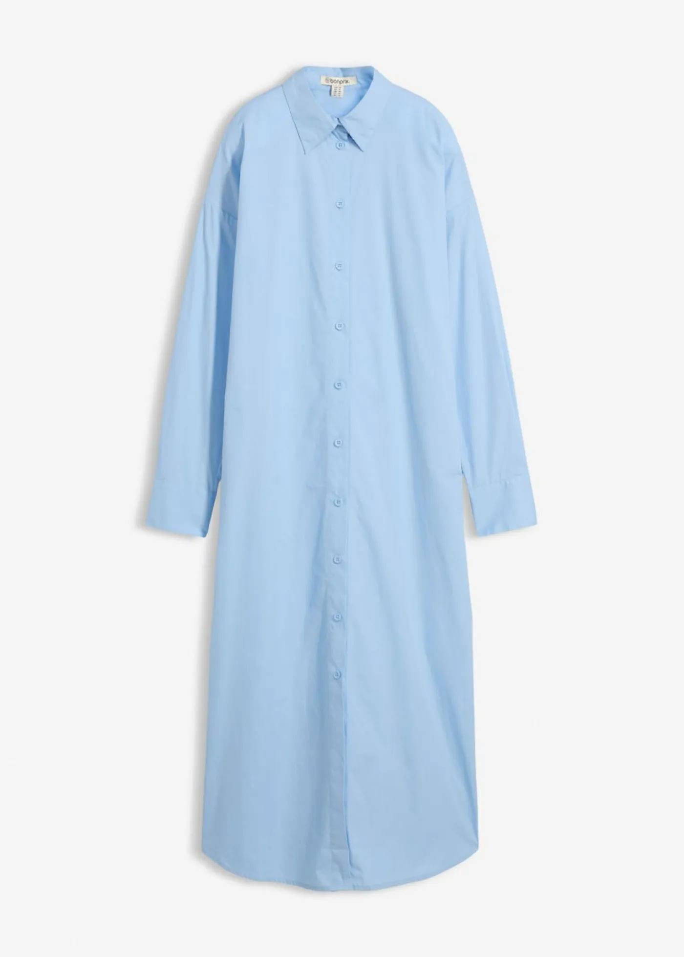 Online Vestido camisero de algodón puro Mujer Esenciales|Vestidos