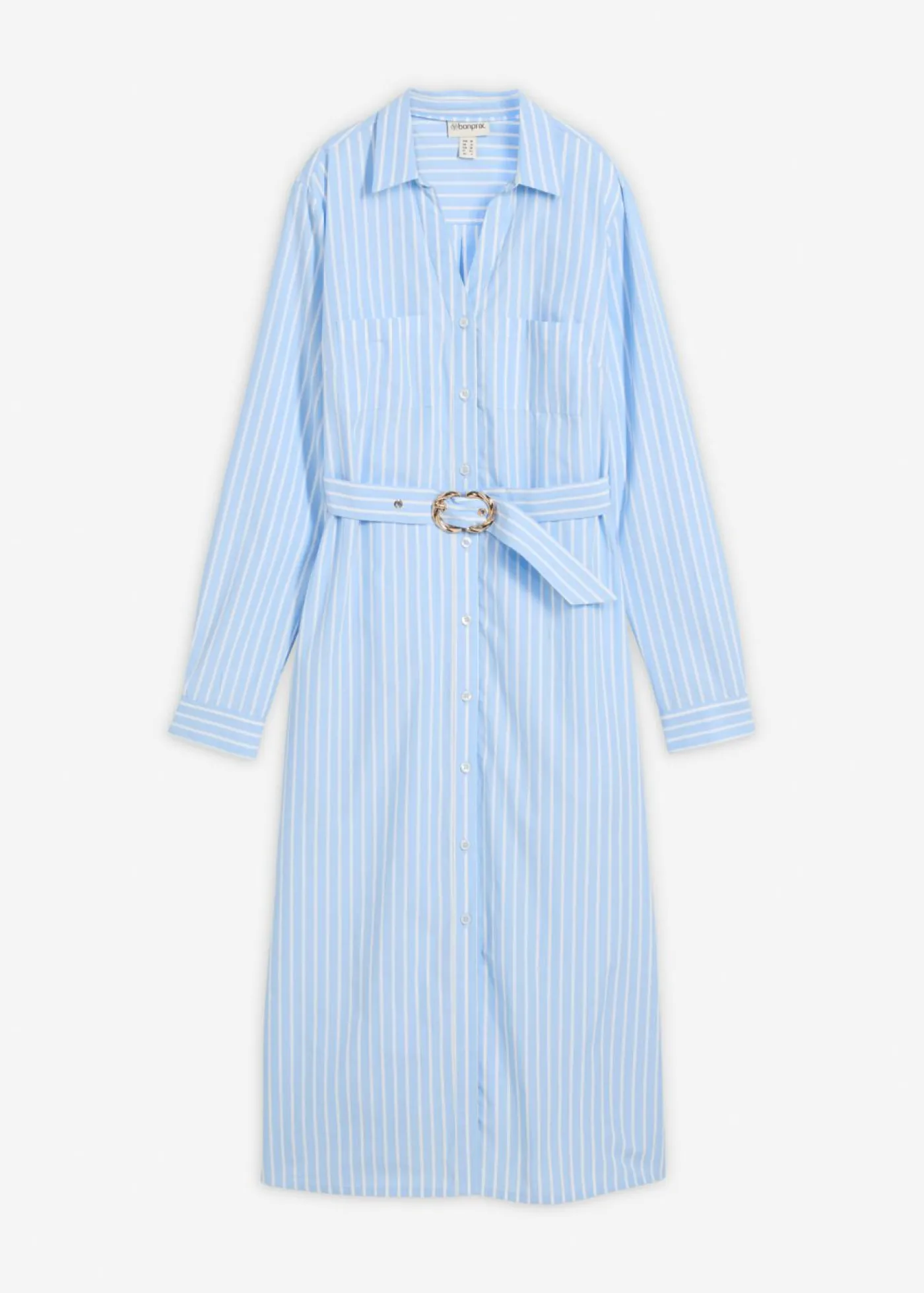 Vestido camisero de algodón puro Mujer Vestidos|Novedades