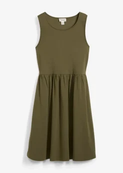 Sale Vestido camisero de algodón puro con bolsillos Mujer Vestidos