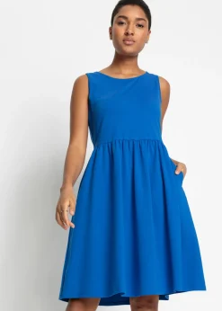 Sale Vestido camisero de algodón puro con bolsillos Mujer Vestidos