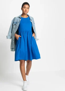 Sale Vestido camisero de algodón puro con bolsillos Mujer Vestidos