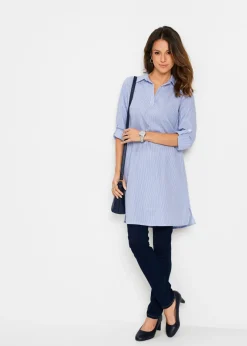 Clearance Vestido camisero de algodón puro Mujer Vestidos