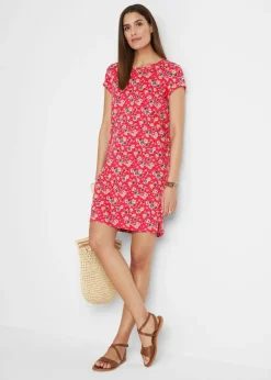 Best Vestido camisero de algodón puro con aberturas laterales (2 unidades) Mujer Vestidos