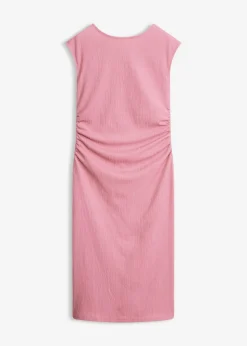 Sale Vestido camisero de crepé estructurado Mujer Vestidos|Novedades
