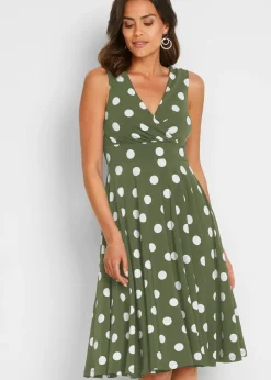 Best Vestido camisero de lunares Mujer Tallas Pequeñas|Vestidos