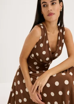 Outlet Vestido camisero de lunares Mujer Vestidos|Tallas Pequeñas