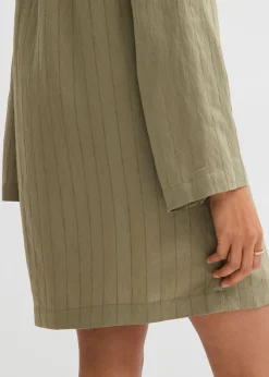 Online Vestido camisero de mezcla de viscosa Mujer Esenciales|Vestidos