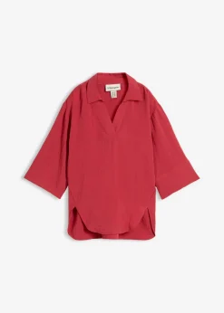 Discount Vestido camisero de popelín Mujer Vestidos|Novedades