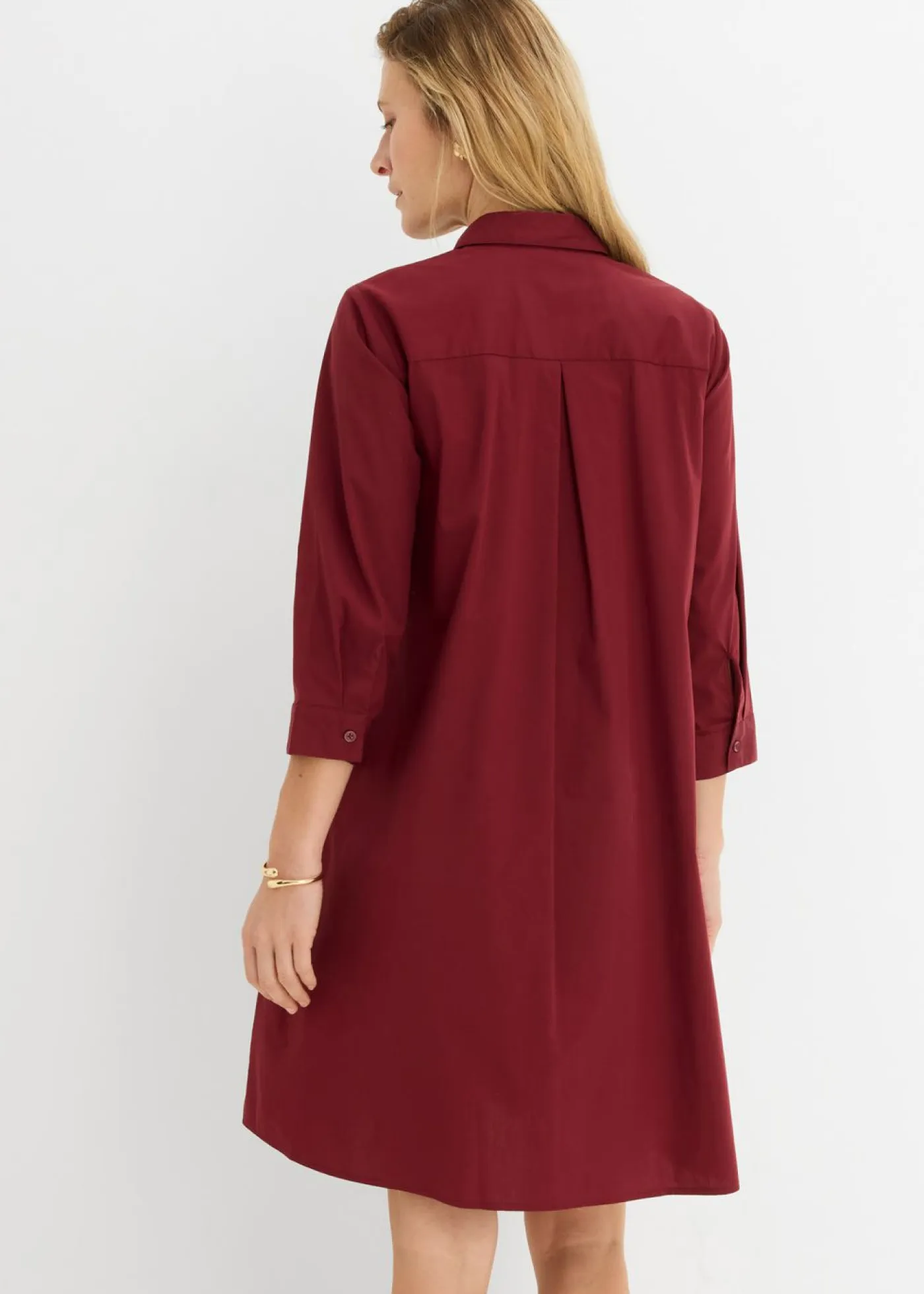 Discount Vestido camisero de popelín Mujer Vestidos|Novedades