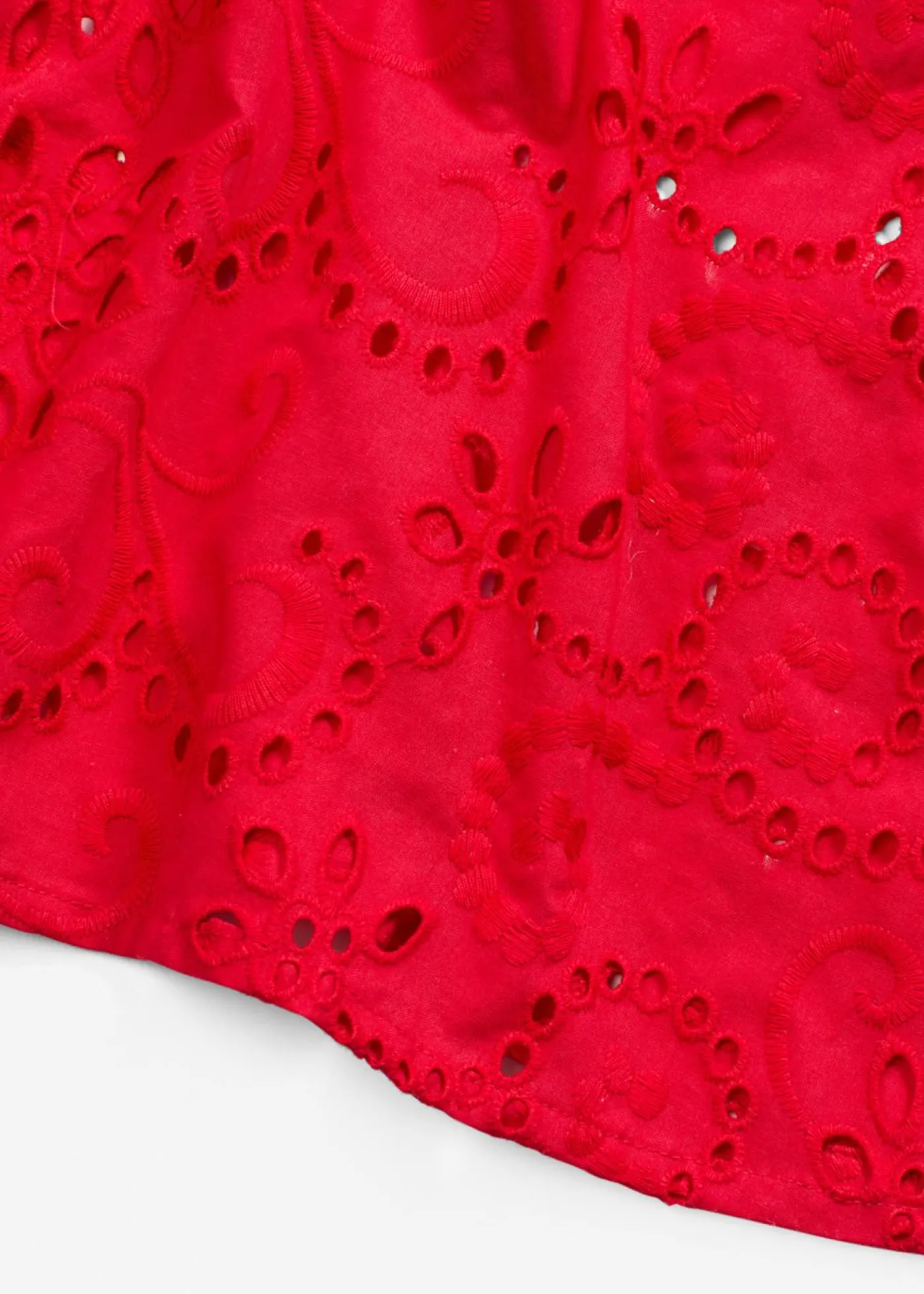 Sale Vestido camisero de punto calado de algodón puro Mujer Vestidos|Novedades