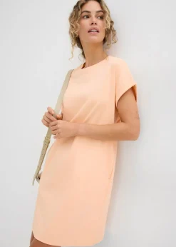 Discount Vestido camisero de tejido interlock resistente Mujer Básicos