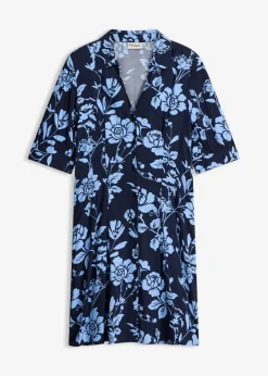 New Vestido camisero de viscosa fluida Mujer Vestidos|Tallas Pequeñas