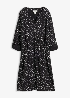 Clearance Vestido camisero de viscosa suave Mujer Vestidos