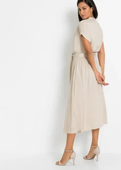 New Vestido camisero de viscosa fluida Mujer Vestidos|Novedades