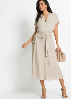 New Vestido camisero de viscosa fluida Mujer Vestidos|Novedades