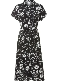 Vestido camisero de viscosa pura Mujer Vestidos|Novedades
