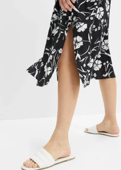 Vestido camisero de viscosa pura Mujer Vestidos|Novedades